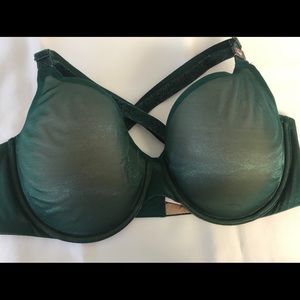 Victoria Secret bra 38D Green Lightly lined